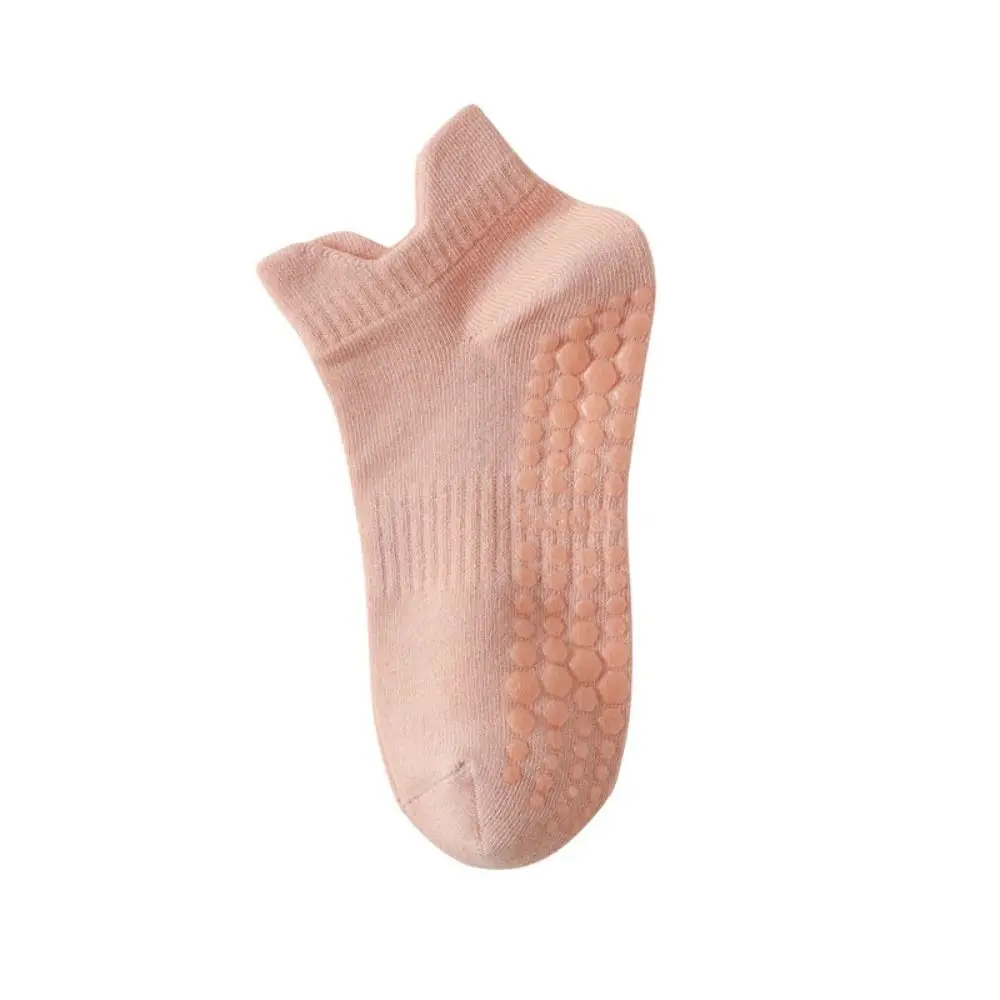 

5Pairs Fashion Simple Anti-Slip Fitness Socks Breathable Sports Hosiery Yoga Socks Women Sweat-Absorbent Short Tube Socks Dance