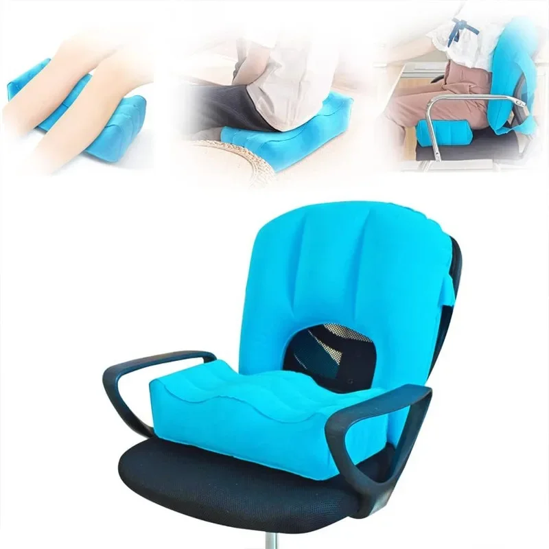 Lightweight Inflatable Brazilian Butt Lift Pillow Set with Carrying Bag Comfortable BBL Booty Cushion for Back Support