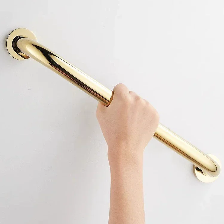 

Ванная комната, туалет, нержавеющая сталь, Золотая ванна, ручка для душа, перила, аксессуары для ванной комнаты, противоскользящие безопасные поручни, поручни