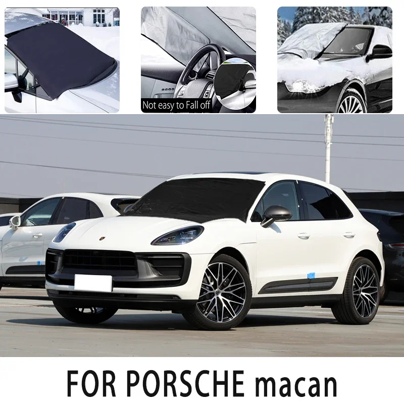 

Carsnow cover front coverfor PORSCHE macan snowprotection heat insulation shade Sunscreen wind Frost prevention car accessories