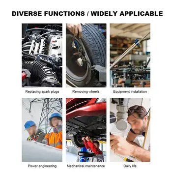 5-60N.m Precisionsmomentnyckel Vändbar spärrnyckel 3/8 tums justerbar fyrkantsnyckel Precis förinställd bilreparationsverktyg 10 best sales 5nm torque - №6