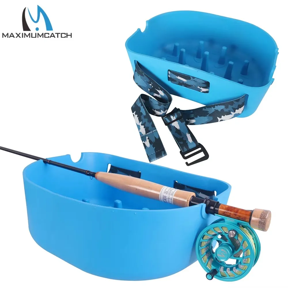 MAXCATCH FFSB Superlight يطير الصيد تجريد سلة العائمة Packable تجريد صينية صندوق معالجة الصيد لصب الخوض