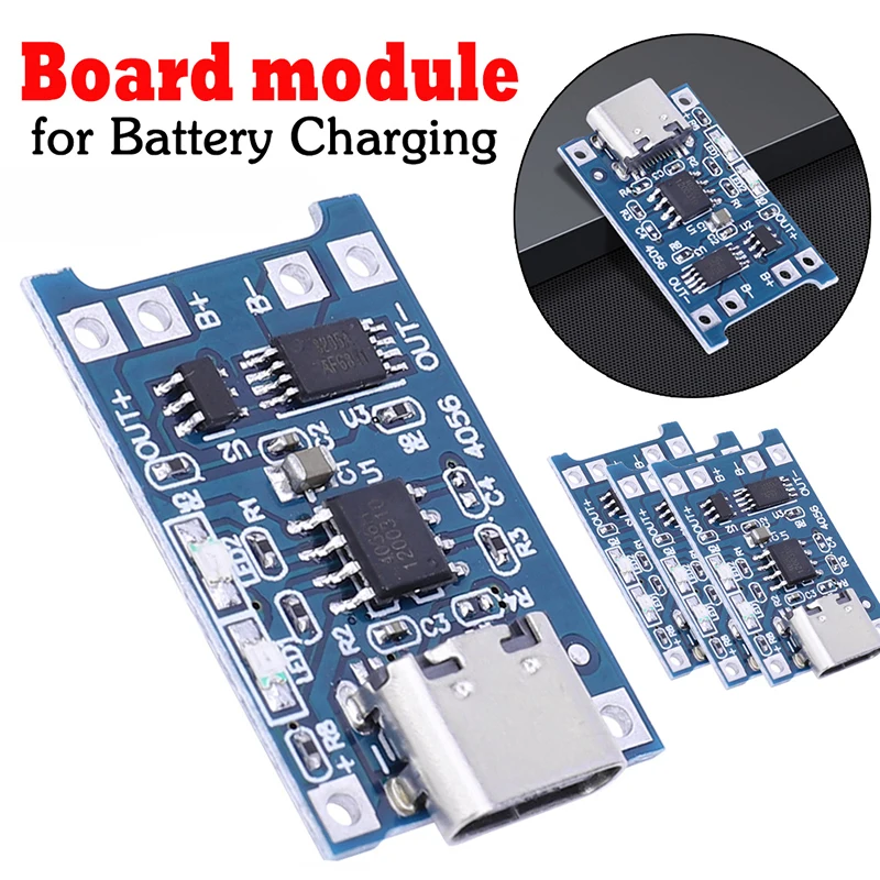 Ładowarka do akumulatorów litowych typu C Micro Mini USB 5V 1A 18650 TP4056 Płytka ładująca z ochroną Podwójne funkcje 1A Li-ion