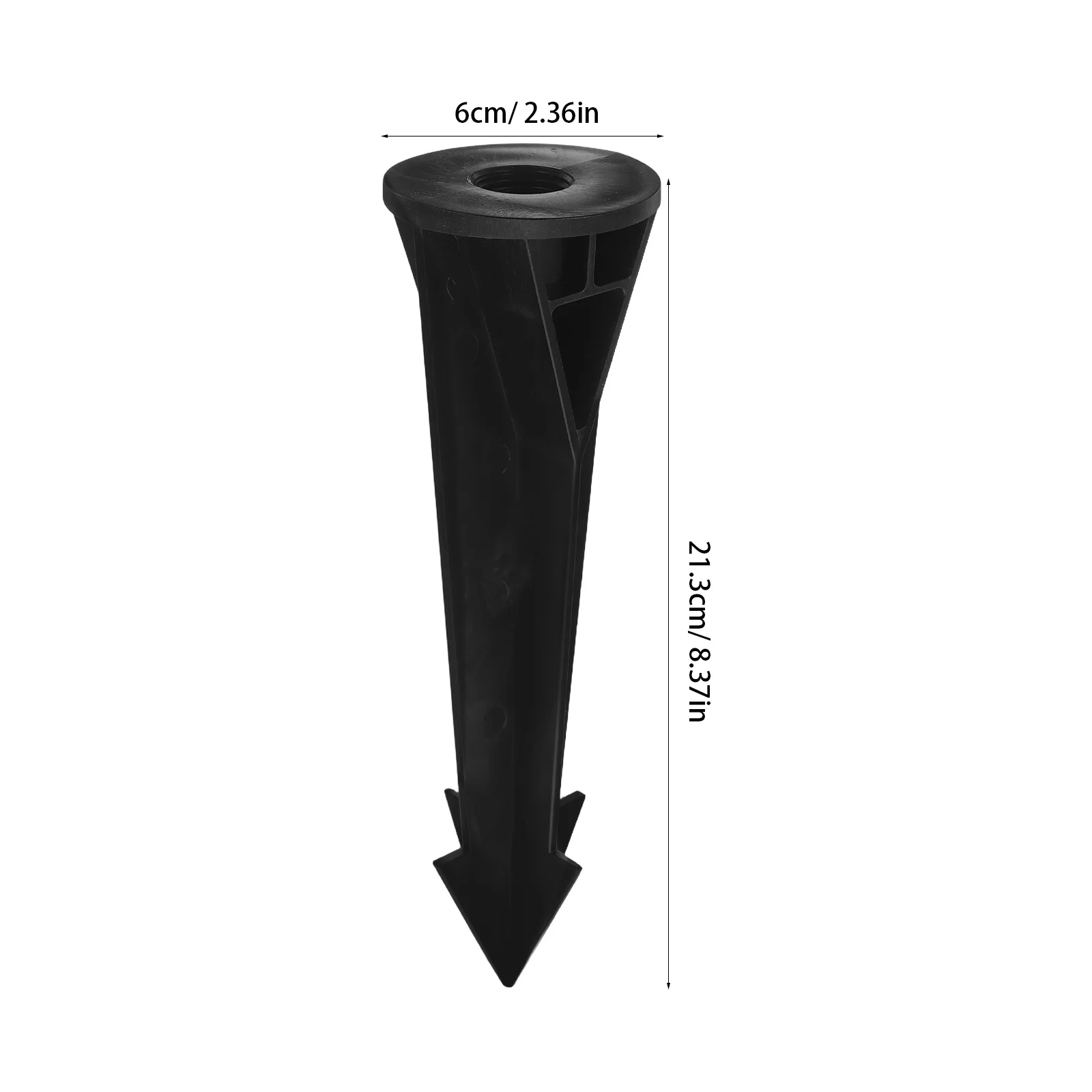 4pcs Landscape Light Ground Spikes Reinforced Npt 1/2 Inch Threaded Outdoor Lighting Stakes For Solar Pathway Floodlights Garden