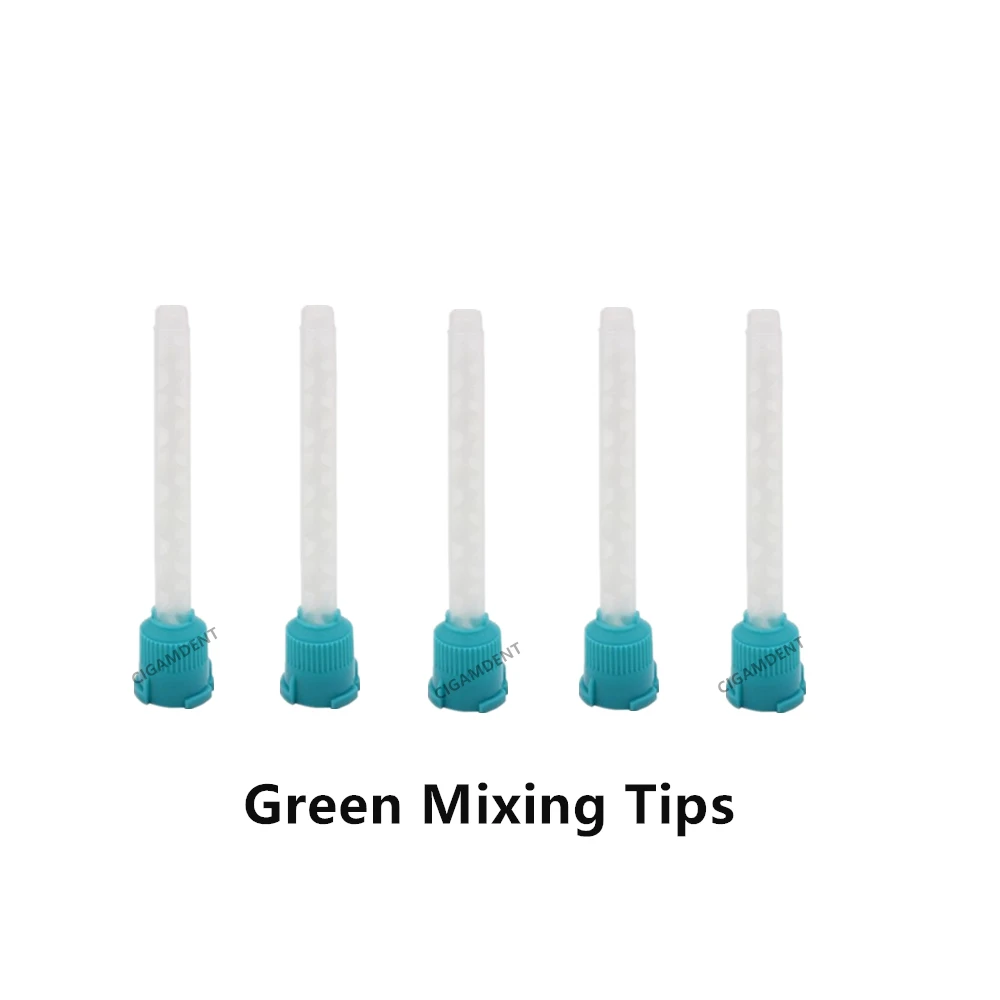 Dental Silicone Impression Material Bite Registration Impression Mixing Tips Mixing Head Tubes