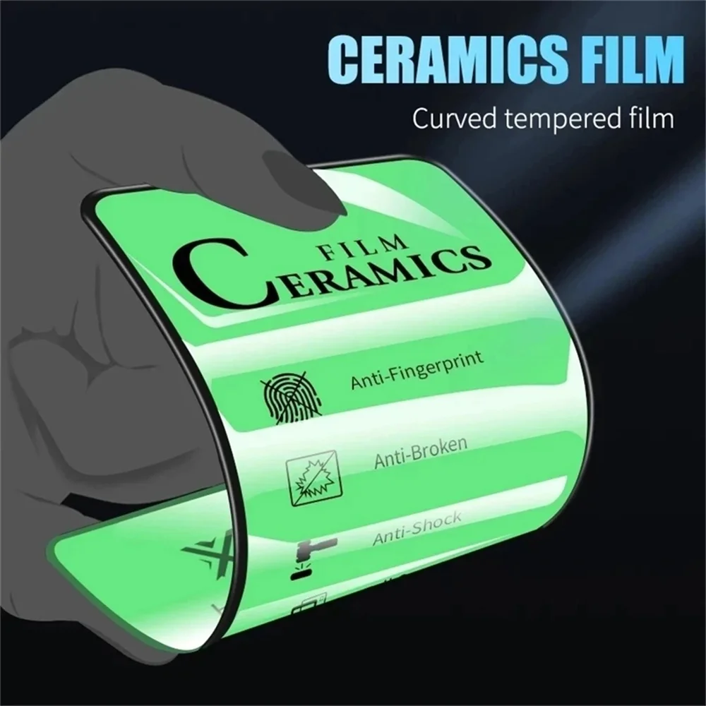 4pcs Ceramic Film Screen Protector For Samsung Galaxy S24 Ultra S23 S22 S21 Plus S20 FE Note 20 Ultra A52 A34 A14 A54 5G Film