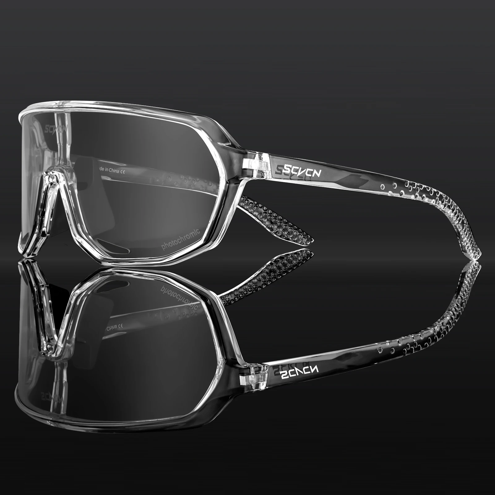 SCVCN Photochrome Radfahren Sonnenbrille Radfahren Gläser UV400 Fahrrad Brillen Sport MTB Outdoor Fahrrad Brille Sonnenbrille Okulare 5
