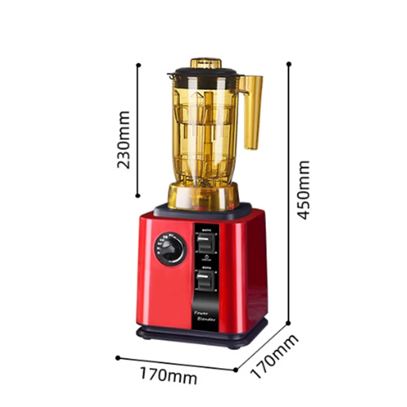 

Countertop 3-in-1 Multi Power Kitchen Blender Powerful Grinder Mixer Fruit Juicer Blender Smoothie Maker Sand Ice Machine