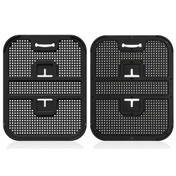 2Pcs Hot Air Fryer Splash Guard For Ninja Foodi AF400EU / AF451EU, Reusable Splash Guard Airfryer Accessories