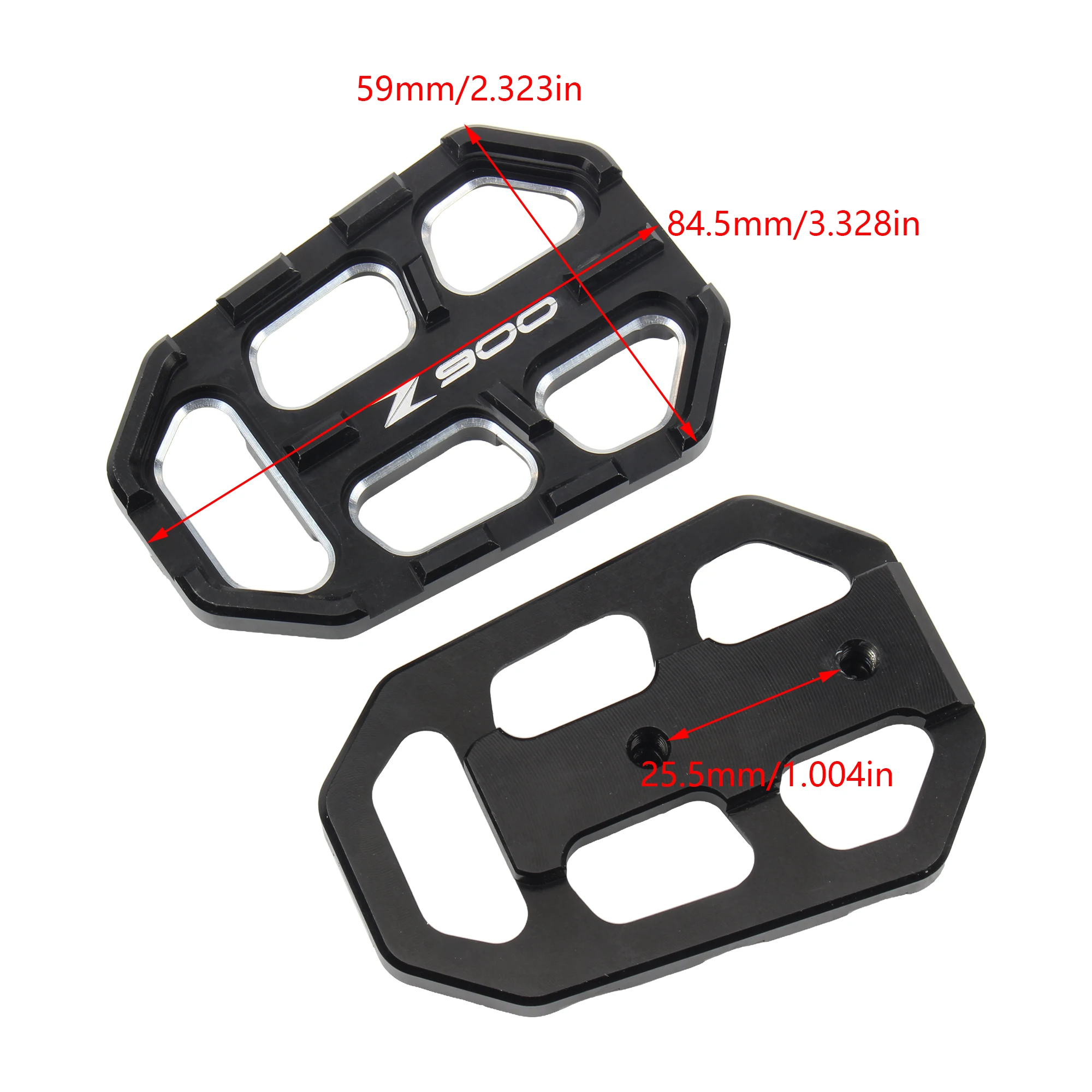Moto Accessories Motorcycle Motocross Enlarge Foot Pedal Footrest Footpeg Dirt Pit Bike For Kawasaki Z900 image 2