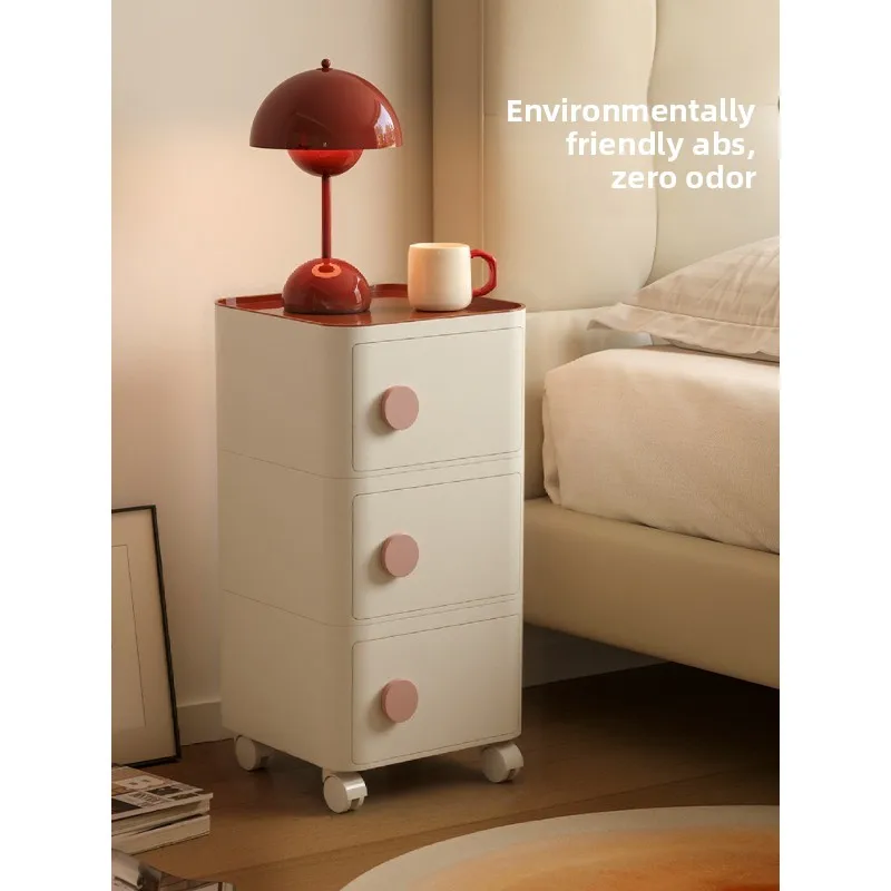 removable side table, household living room bedroom sofa side cabinet, storage cabinet