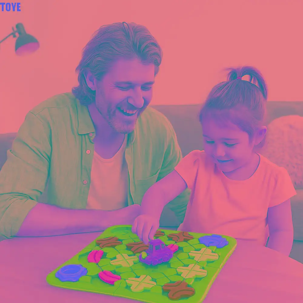 Plastic Logical Road Builder Games Montessori Interactive Puzzle Car Track Toy Assembly Challenge Early Education