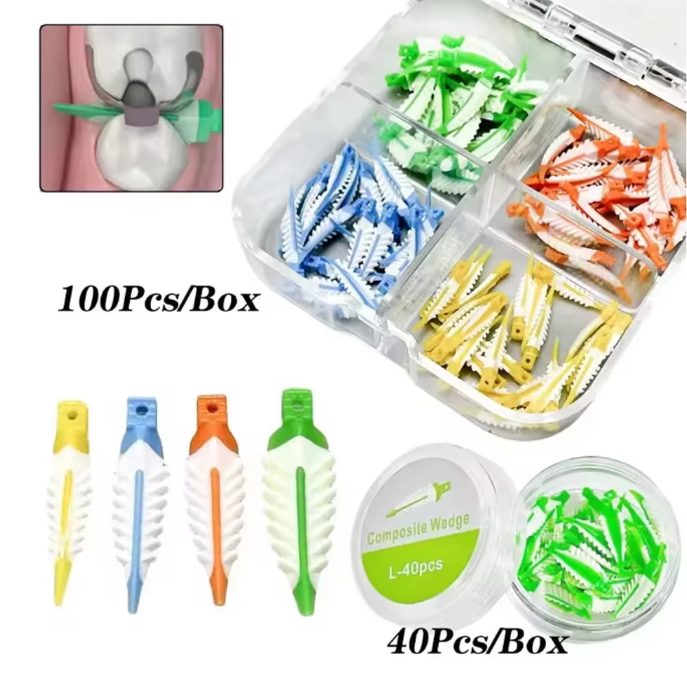 

Dental Endo Strata Wedges for Soft Cervical Seal Diastema Tooth Gap Composite Filling and Matrix Isolation Tool Set