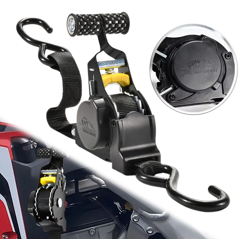 Retractable Auto Ratchet Strap Automatic Shrink Bundle Tape Retractable Belts For Motorcycles Convenience Luggage Straps