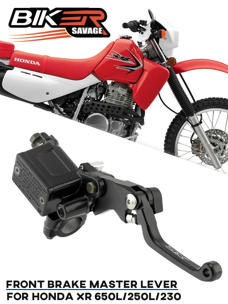 Dźwignia hamulca przedniego do motocykli HONDA XR650L XR250L XR 650R 600R XR230 XR250 XR400 R Motard Dirt Pit Bike — zdjęcie 2