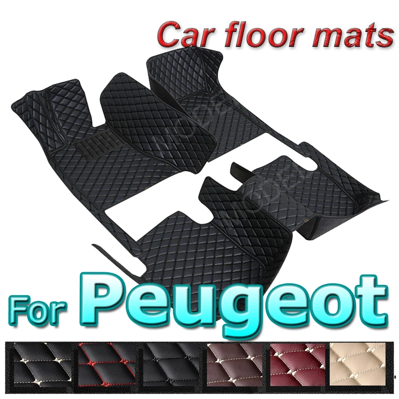 

Custom 3D Car Floor Mats for Peugeot 206 2004-2008 207 207 CC 301 2012-2019 607 2004-2006 Interior Accessories