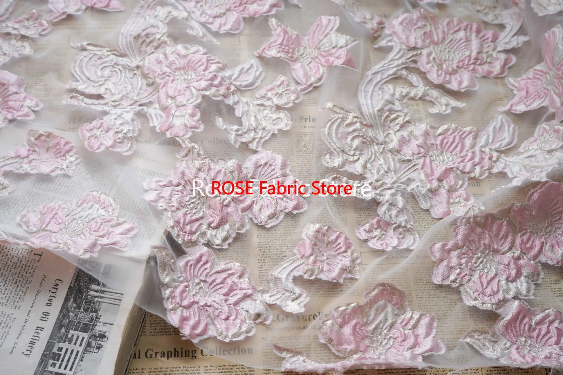 1 metro Retro en relieve flor grande hilo teñido Jacquard tela Primavera Verano vestido de burbuja Diy tela de costura