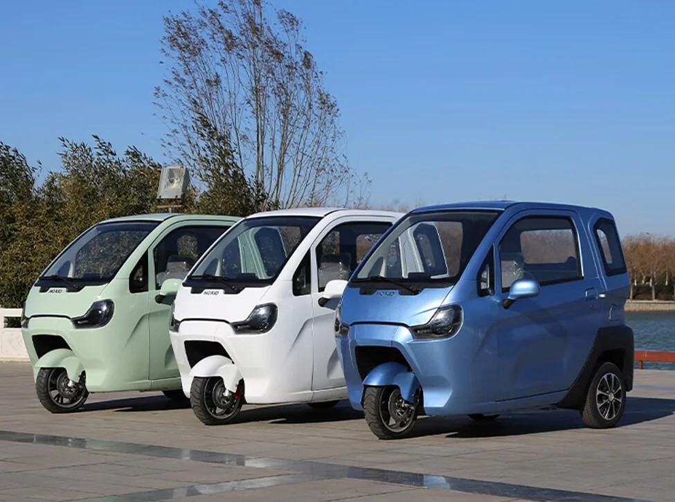 New Energy Electric Tricycle Fully Closed Pick Up Children Instead Of Walking Female National Standard Can Be On The Road