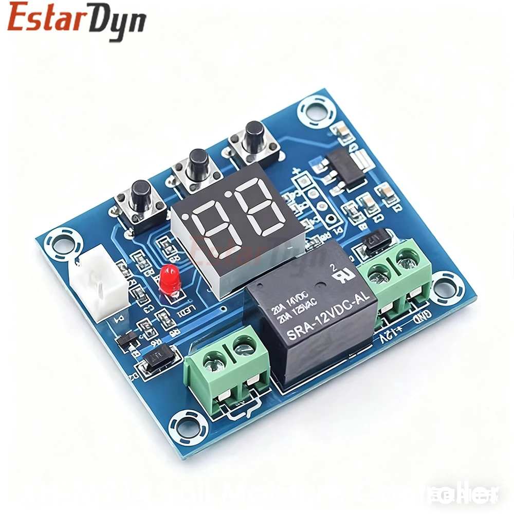 XH-M214 Soil Moisture Controller Module Digital Display Flower Pot Watering Automatic Sprinkler