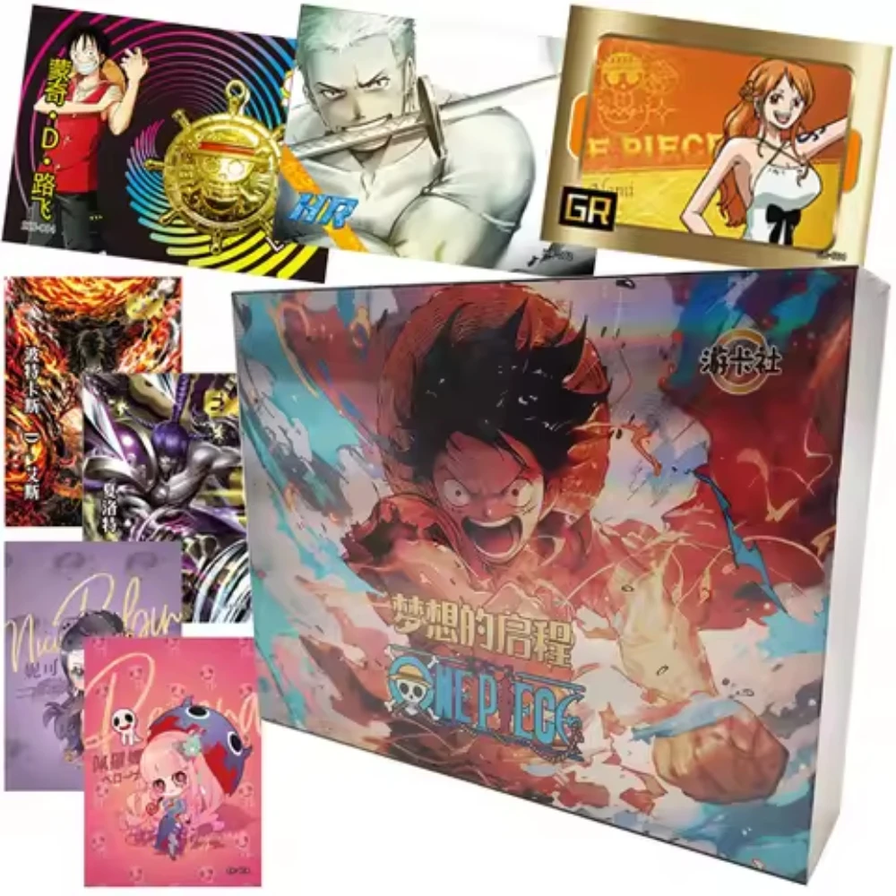One Piece Anime Sammelkarten Booster Box - "Journey of Dreams" Serie Luffy Zoro Nami Seltene GR HR Holo Sammelkarten, für Fans