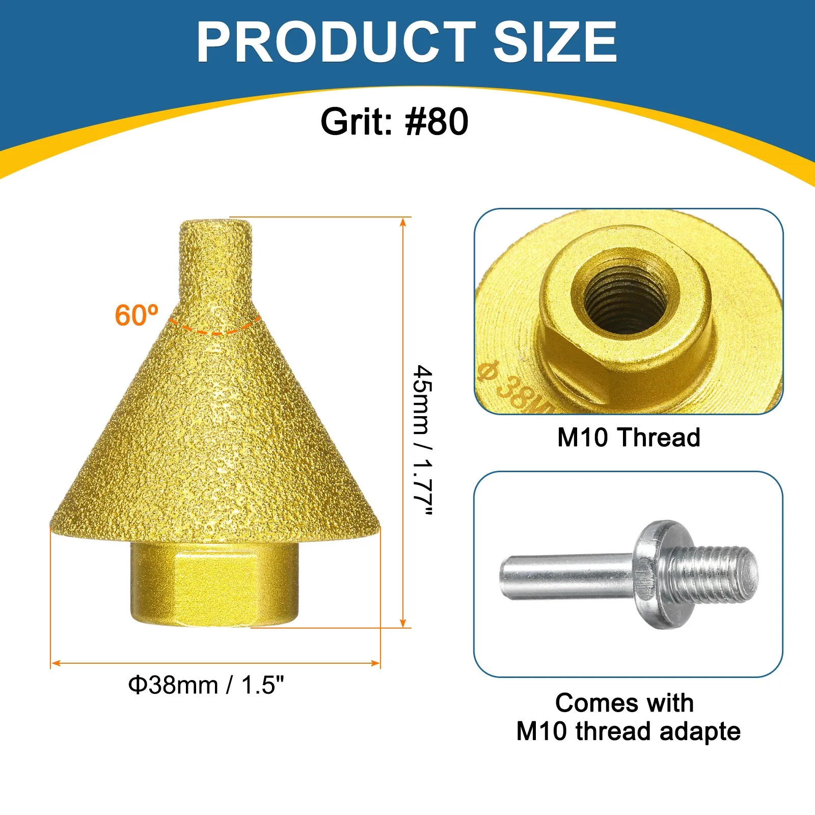 Diamond Beveling Chamfer Bits 0-1.5