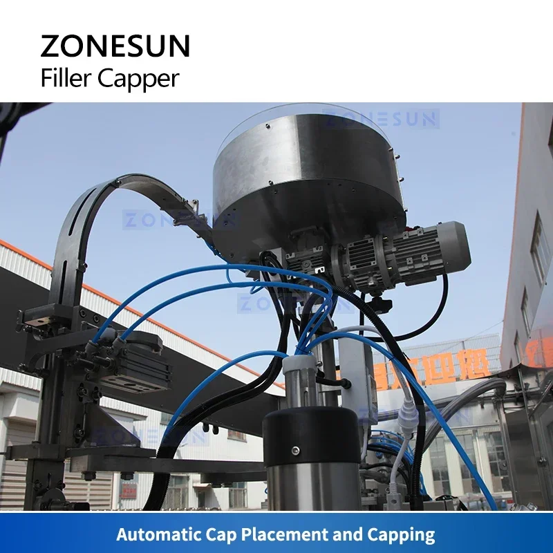 ZONESUN ZS-CFC4 自動ビール瓶詰めライン充填およびキャッピング機等圧ボトルフィラー炭酸充填装置