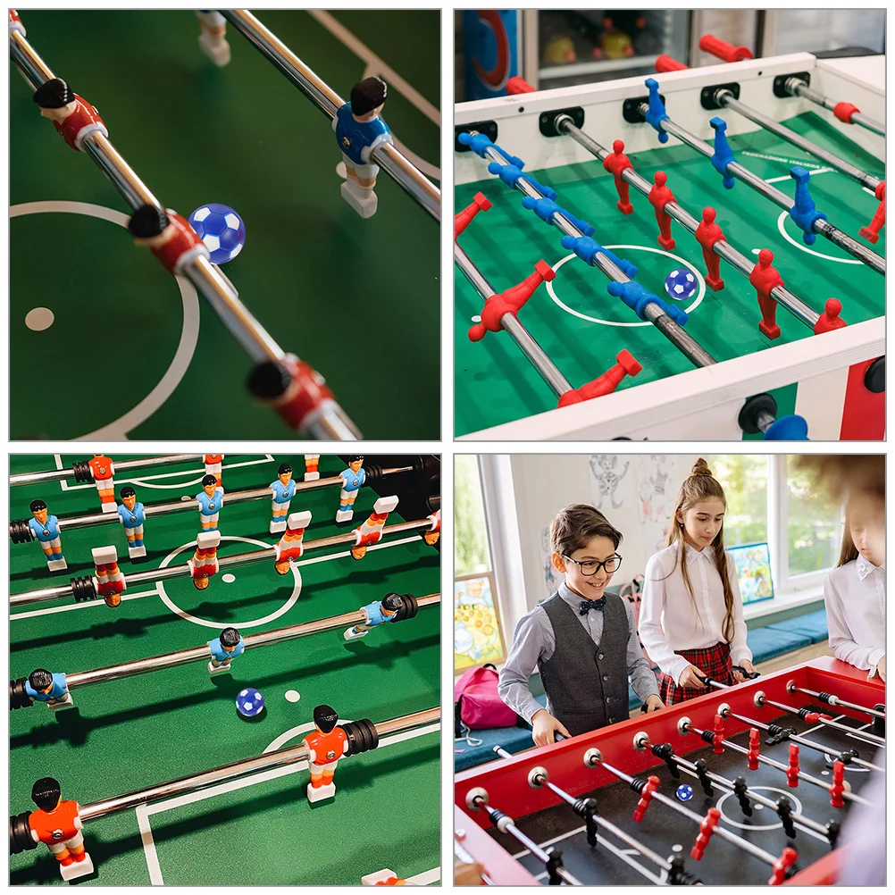 12 pçs mini máquina de futebol de mesa matraquilhos crianças jogo bolas de futebol quadris (resina ecológica) mesa de futebol criança