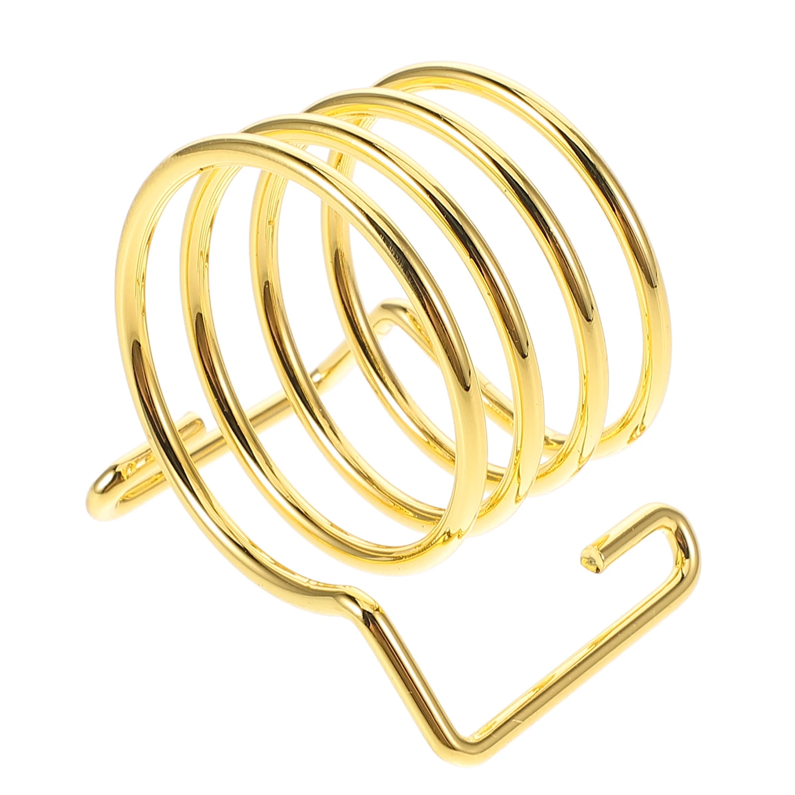 

Alto Sax Accessories Metal Ligature Fastener Protection Stylish Gold Spiral Clamp Portable Durable Sound Enhancement