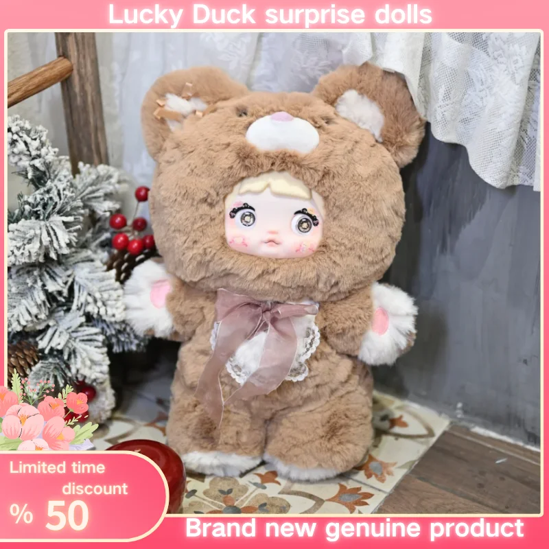 

In Stock Nommi 400% Blind Box Goodnight Bear Series Nommi Vinyl Doll Room Decoration Collection Doll Mystery Box Toy Xmas Gift