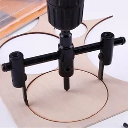 120/200/300mm 합금강 조정 가능한 원형 구멍 커터 나무 드릴 비트 톱 원형 절단 블레이드 항공기 유형 DIY 도구 구멍 Opene
