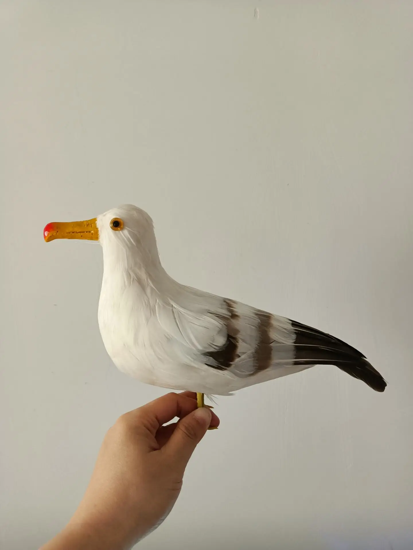 

big simulation seagull model foam&feather bird doll gift about 32cm t2590