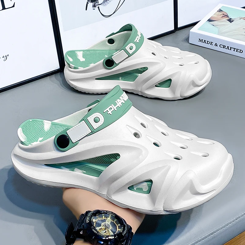 

Baotou Slippers Men's Summer Thick-Soled Sports and Leisure Slippers Non-Slip Dual-Purpose Beach Sandals