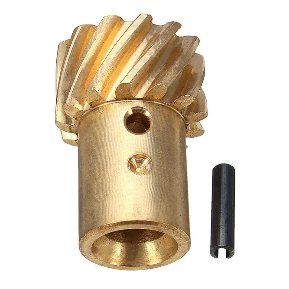 Brass Distributor Gear For Chevrolet SBC BBC HEI 0.500 Inch Shaft Automotive Ignition Replacement Engine System Part