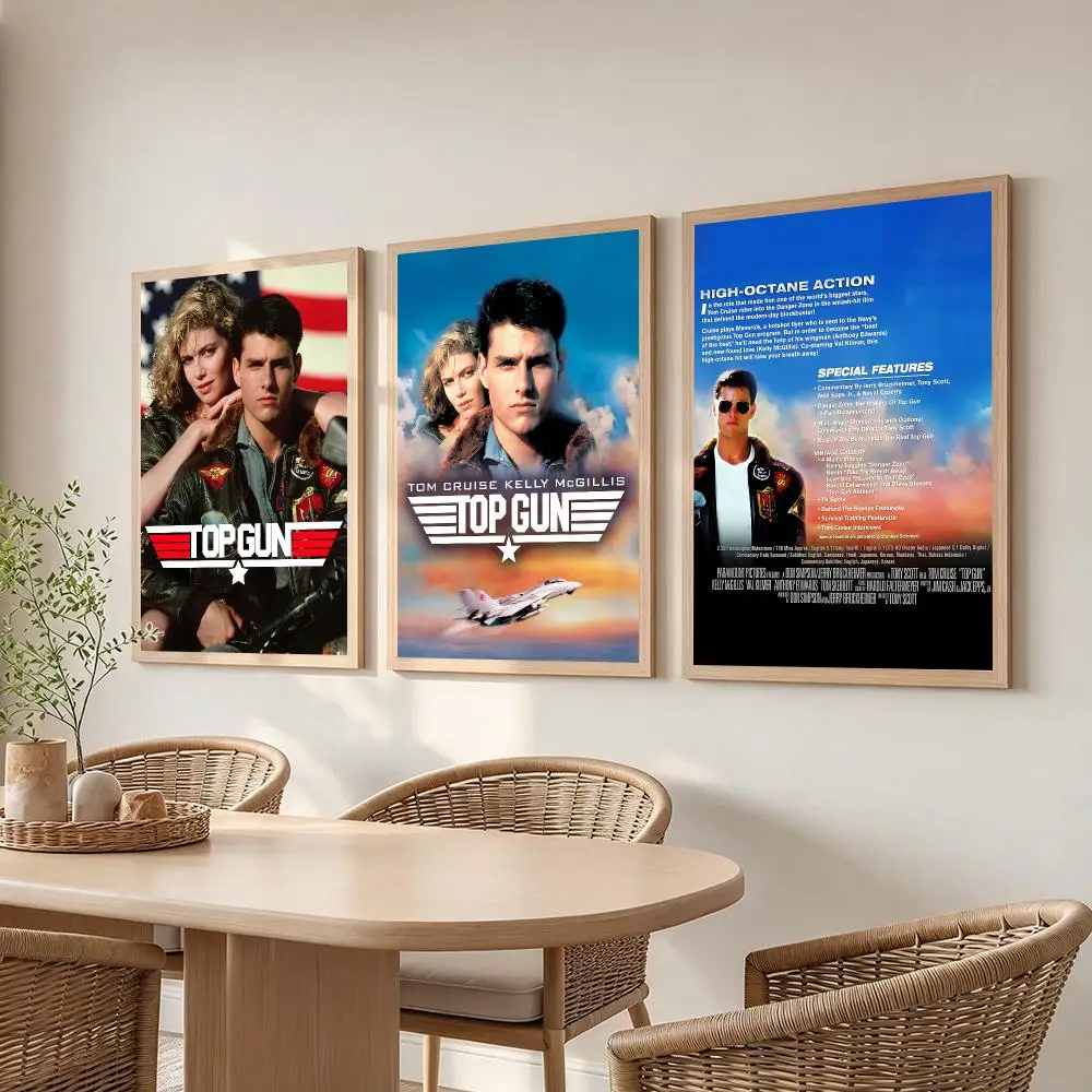movie Gun Poster Poster HD Frameless Creamy Style Home Decor Wall Art for Living Room Bedroom Gift