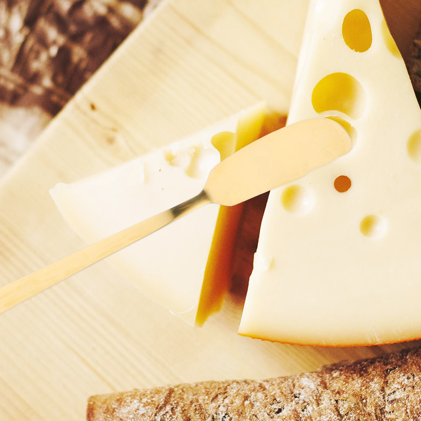 

1Set Cheese Serving Tool Kit Stainless Steel Portable Cheese Spreader Set for Charcuterie Party Kitchen Essentials