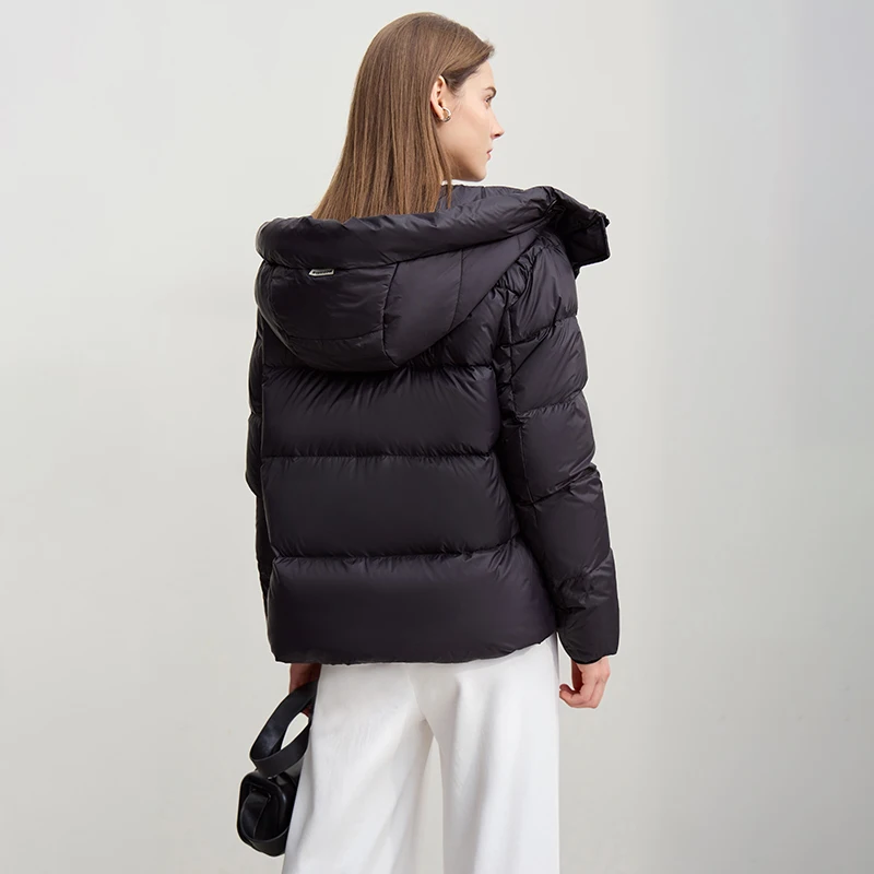 Amii casacos para baixo 2025 inverno novo com capuz gola alta jaqueta feminina solta quente à prova de vento médio e longo grosso jaqueta 12524133