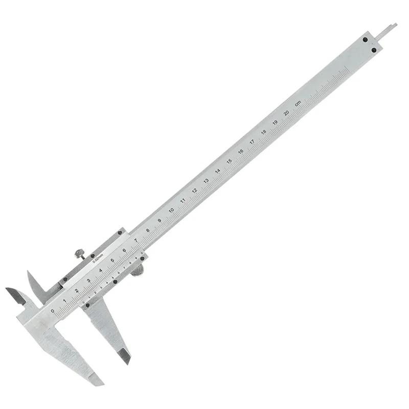 

AB66-Manual Micrometer Slide Caliper 0-200Mm Vernier Caliper Carbon Steel 0.001Mm Measuring Tool