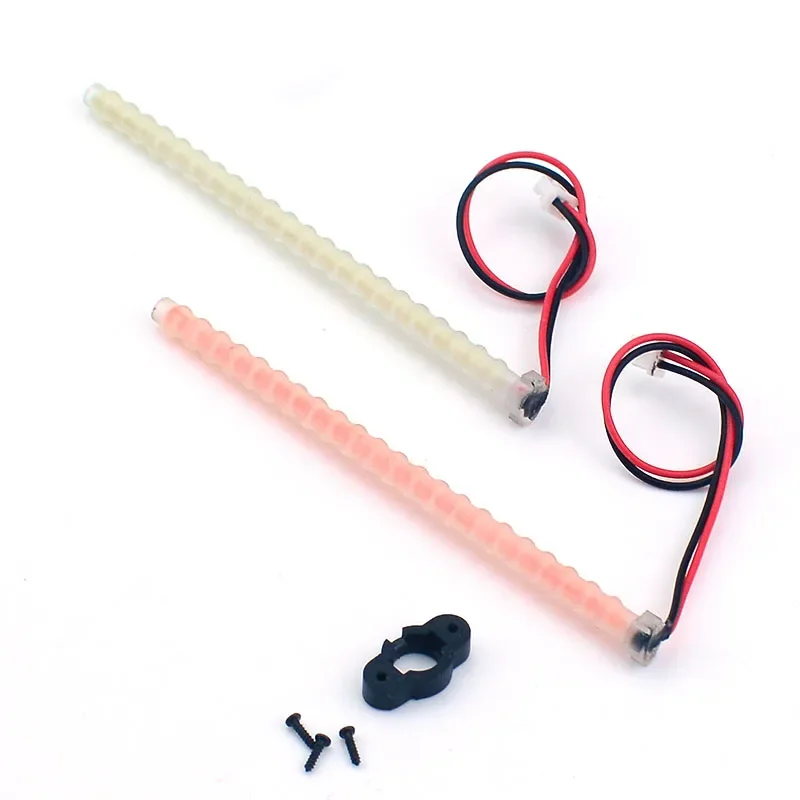 TRX4M LED Simulation 3V Glowing Flagpole for 1/18 Traxxas RC TRX4M Climbing Car Bronco Upgrade Parts