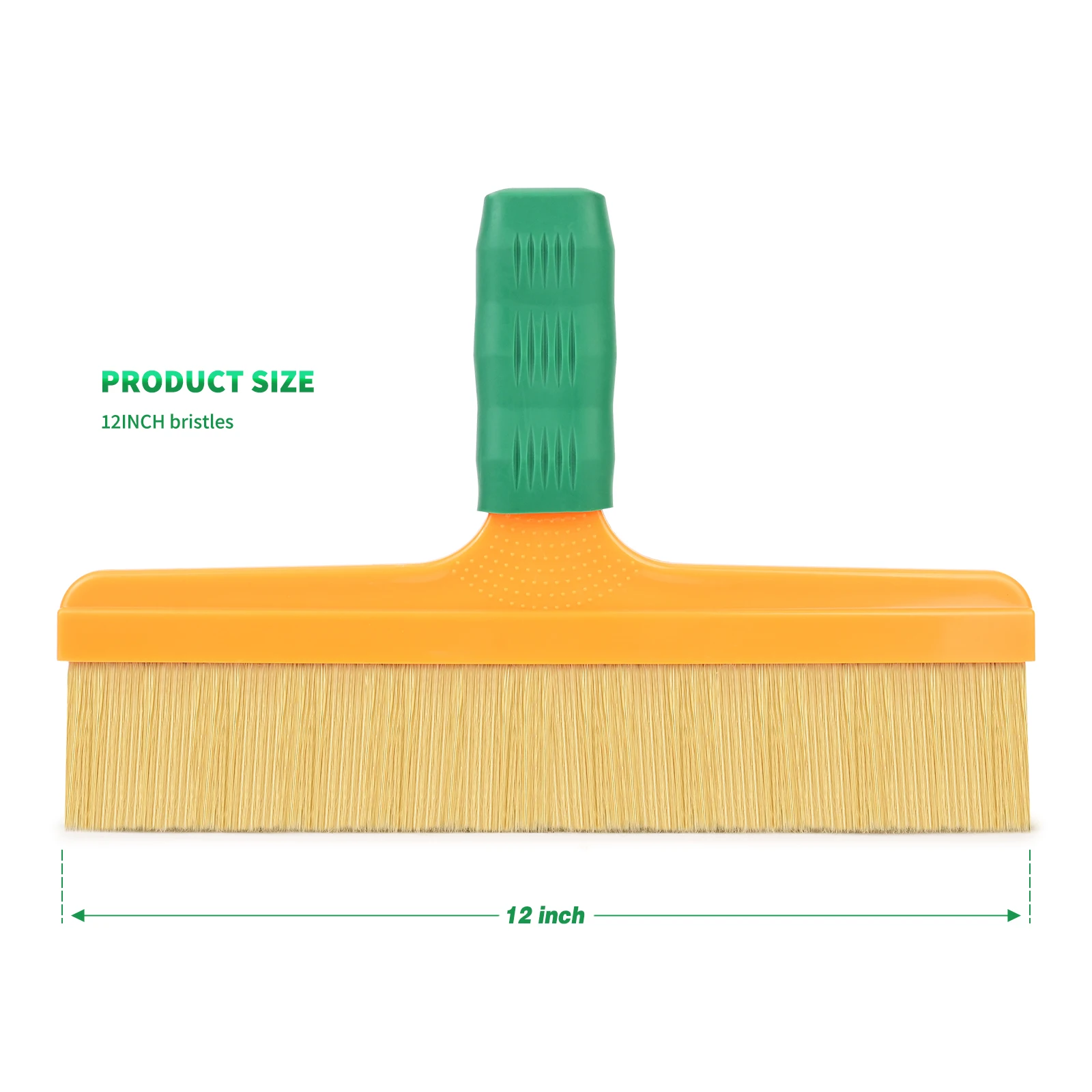 فرشاة FOSHIO ذات شعيرات ممتازة بعرض 12 بوصة بدون تساقط، فرشاة تنعيم للرسم والتلطيخ وتفصيل تطبيق فيلم ورق الحائط #4