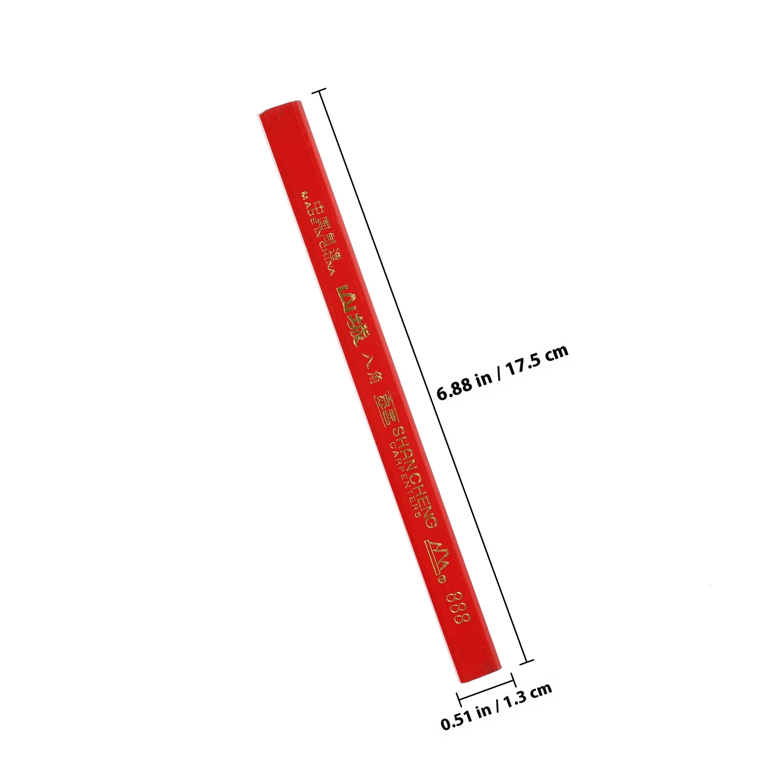 72Pcs Lead Carpenter Pencils Woodwork Marker Octagonal Design Drop Resistant Widely Used Wood Concrete