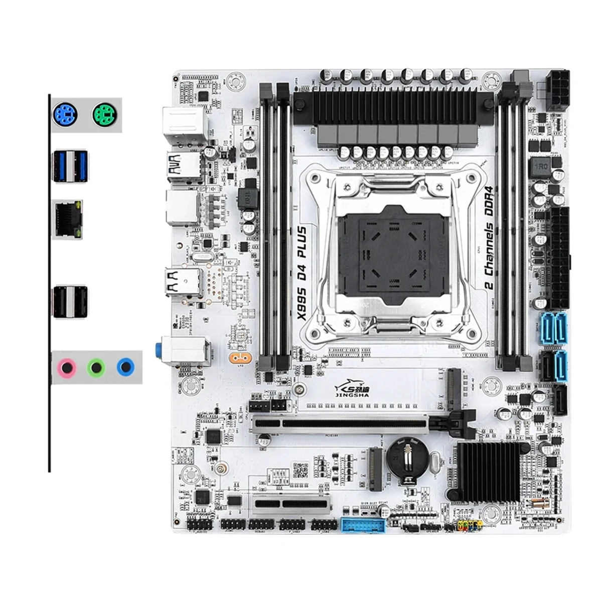 Diskon besar X99S D4 PLUS Motherboard komputer 4XDDR4 LGA2011-3 USB3.0/2.0 SATA 3.0/2.0 mendukung M.2 NVME/NGFF kartu jaringan Gigabit