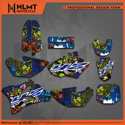 HLMT Motorcycle Full Decals Stickers Graphics Kits For YAMAHA YZ85 YZ 85 2002-2014 2013 2012 2011 2010 2009 2008 2007 2006 YZ-85