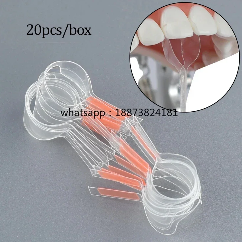 Self-Adhesive Transparent Sectional Contoured Matrix Twin Anterior Matrice Dentist Polyester Matrices fast shipping
