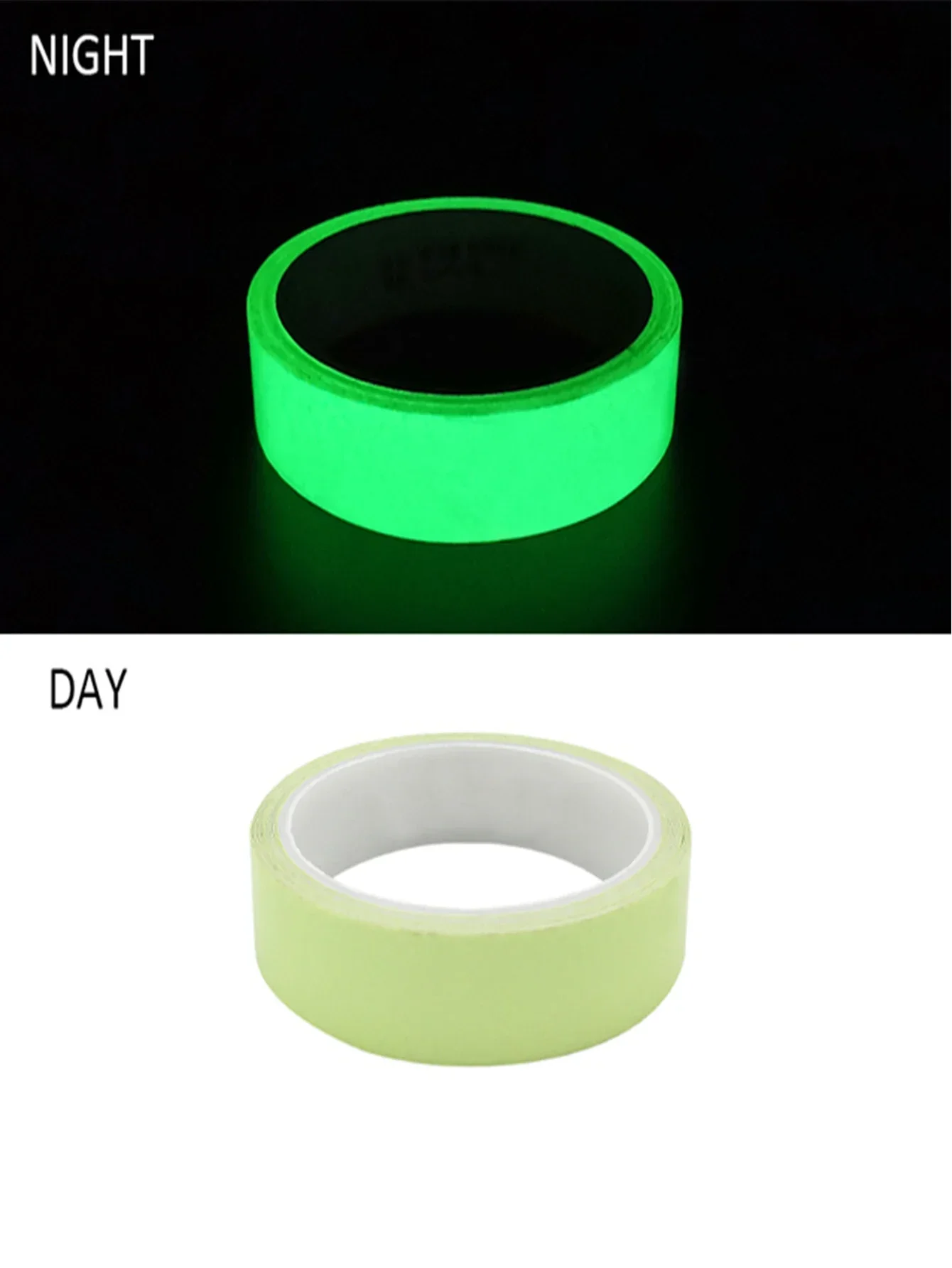 Fluorescent Stickers Tape Green Luminous Tape Staircase Fire Warning Glow in the Dark Can Be Cut Night Light Strip Wall