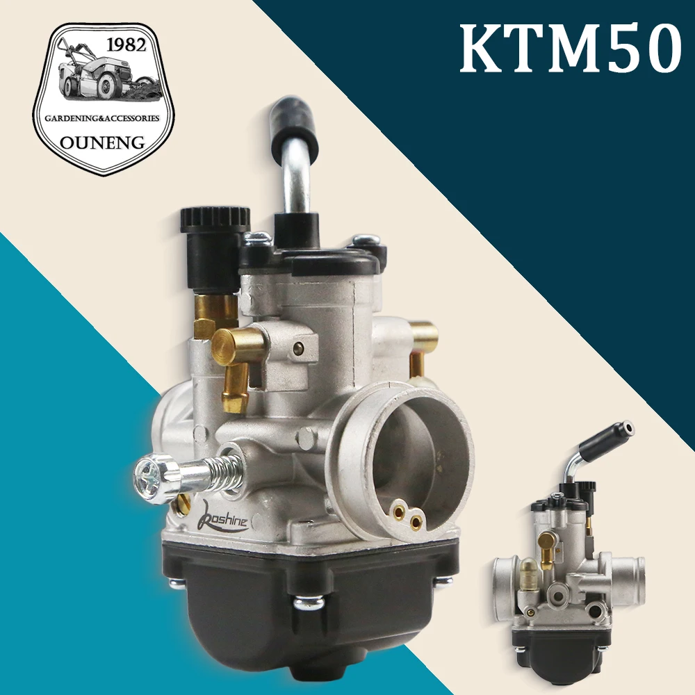 

KTM50 For KTM50SX PRO 50cc SX50 50SX RS50 RX50 MX50 2001-2008 Dellorto PHBG 19 Bs 19mm Dirt Pit Bike Motorcycle Carburetor