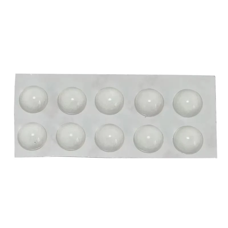 

J0MB Silicone Rubber Damper Buffers Pad Transparents Door Stoppers SelfAdhesive Pad