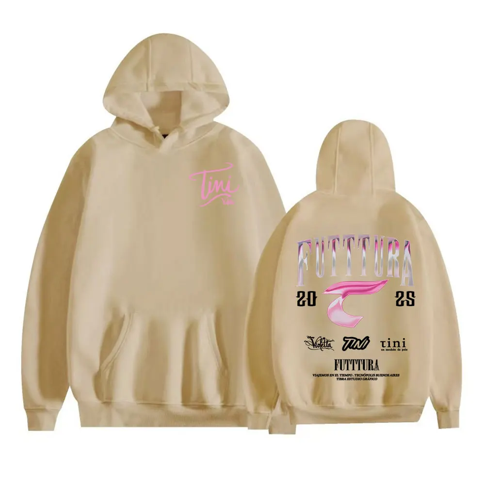 ألبوم المغني الصغير ستوسيل فوديرا 2025 جولة هوديس الرجال النساء الموضة الجمالية الرجعية البلوز الصوف عادية المتضخم هوديي #5