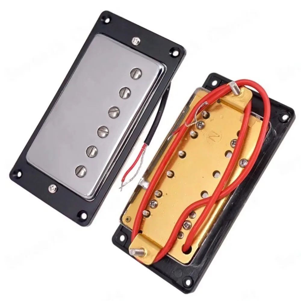 Pickup gitar elektrik dual-coil EPI double-block dengan penutup tembaga 6 lubang