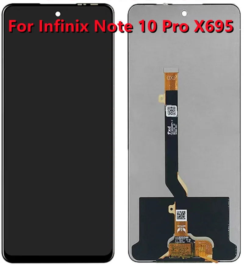 100% Tested 6.95 inch For Infinix Note 10 Pro X695 LCD Display Touch Screen Digitizer Assembly Replacement For Note 10 Pro X695C