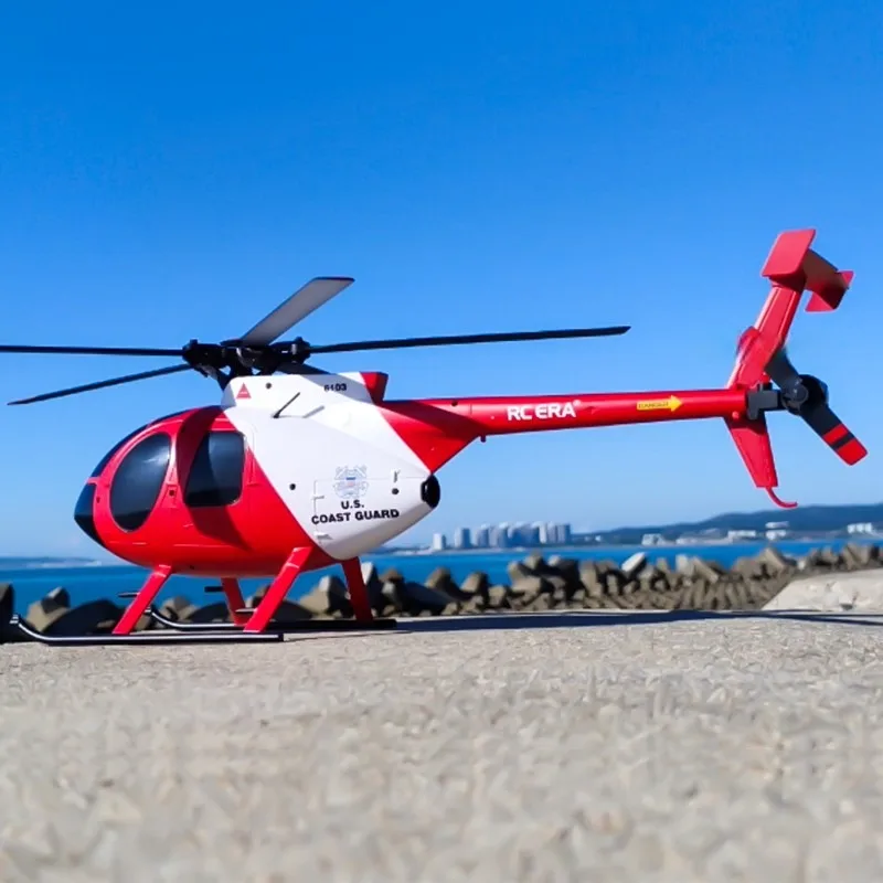 RC عصر 1:28 C189 الطيور هليكوبتر Md500 طائرات التحكم عن بعد أربعة 6 قنوات مزدوجة فرش نموذج محاكاة صغير اللعب